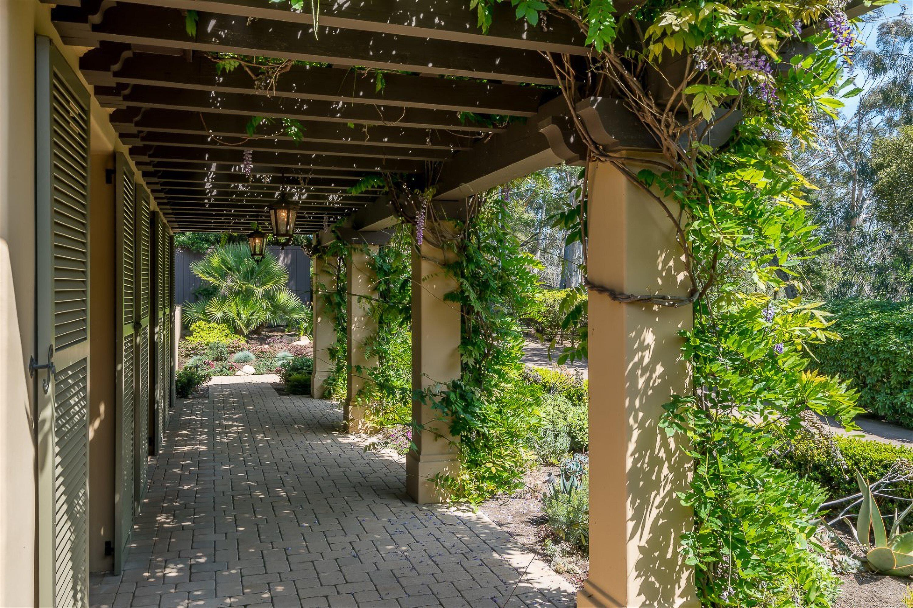 741 Hot Springs Road Santa Barbara, CA 93108 - Photo 14 of 24 a view of a porch