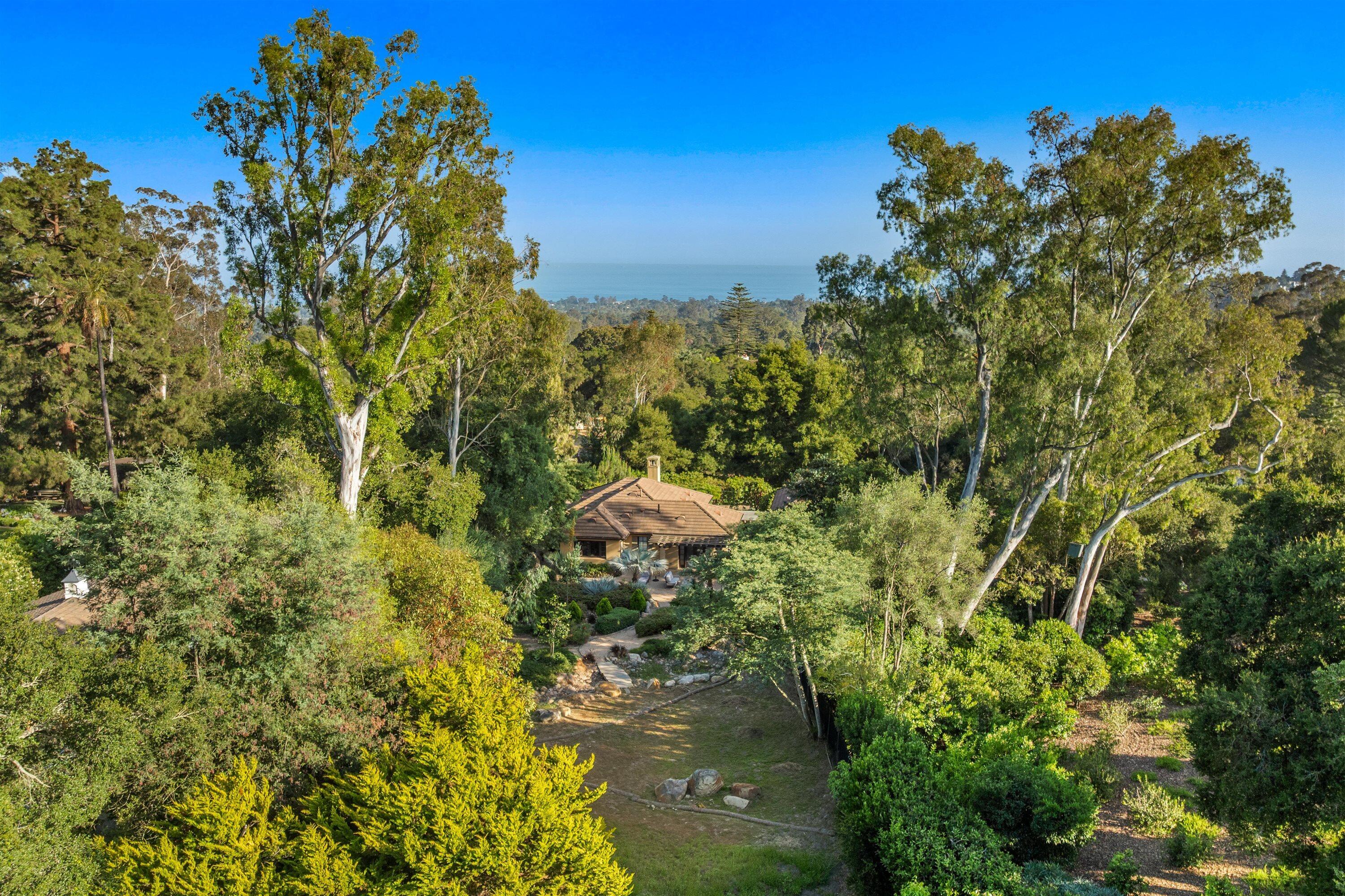 741 Hot Springs Road Santa Barbara, CA 93108 - Photo 21 of 24 a view of a bunch of trees and bushes