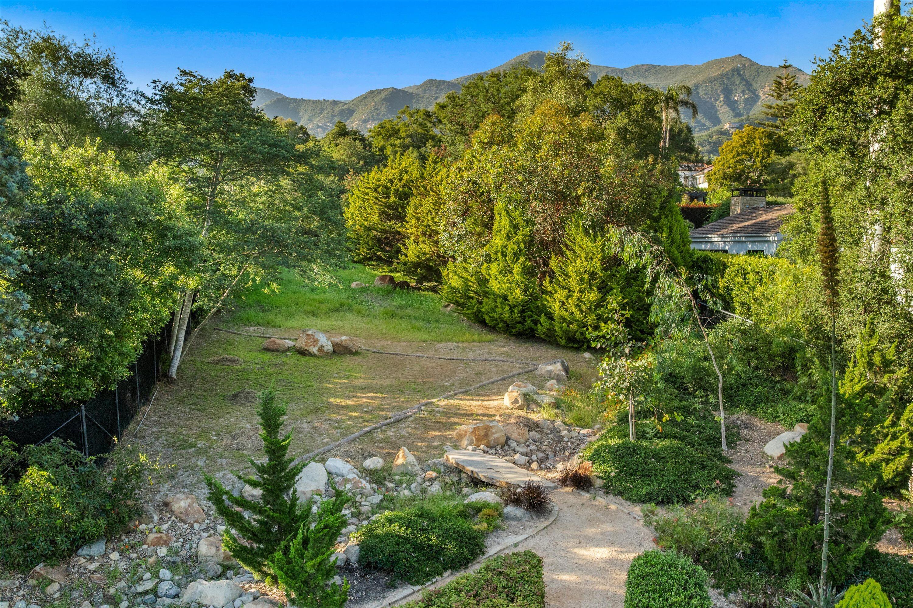 741 Hot Springs Road Santa Barbara, CA 93108 - Photo 22 of 24 a view of a lush green forest with lots of trees