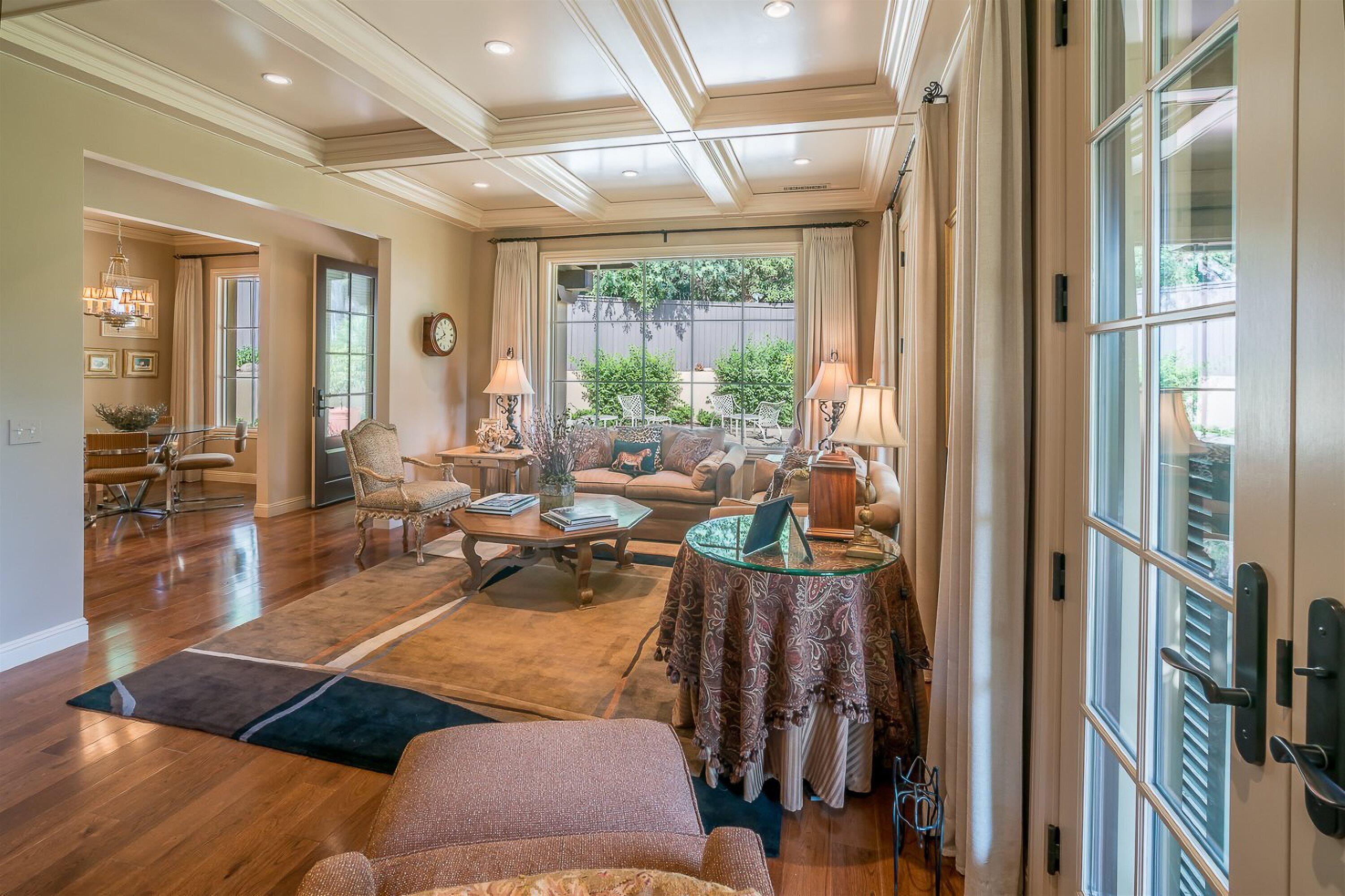 741 Hot Springs Road Santa Barbara, CA 93108 - Photo 7 of 24 a living room with lots of furniture and a large window