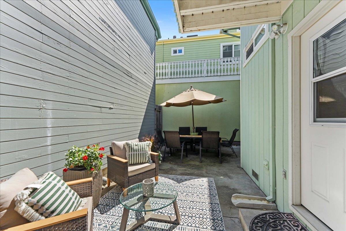 208 Stockton Avenue Capitola, CA 95010 - Photo 21 of 36 a view of outdoor space with seating area