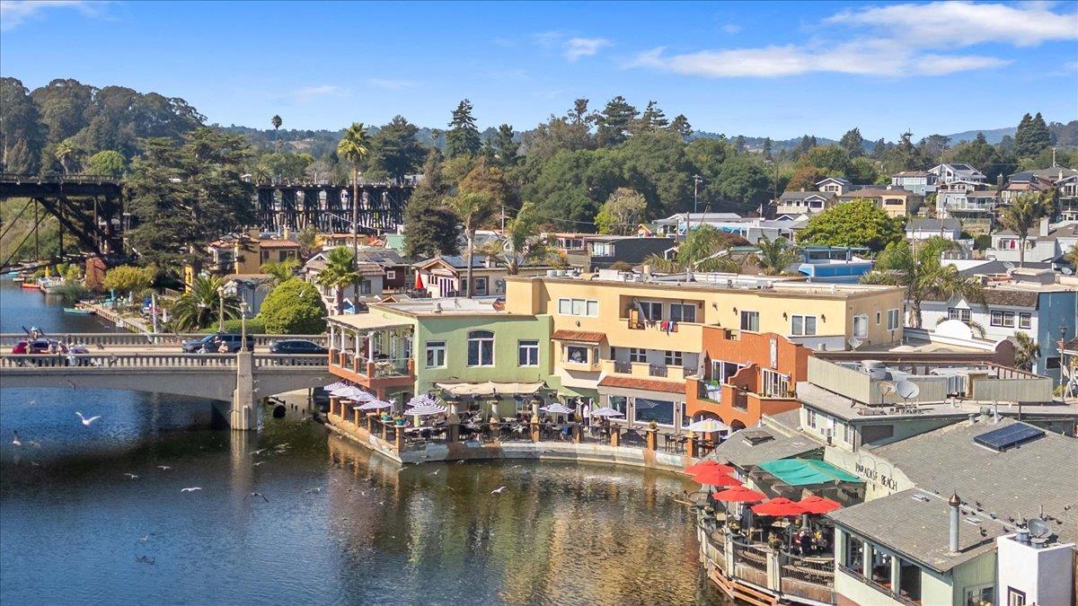 208 Stockton Avenue Capitola, CA 95010 - Photo 31 of 36 a view of water with boats and trees