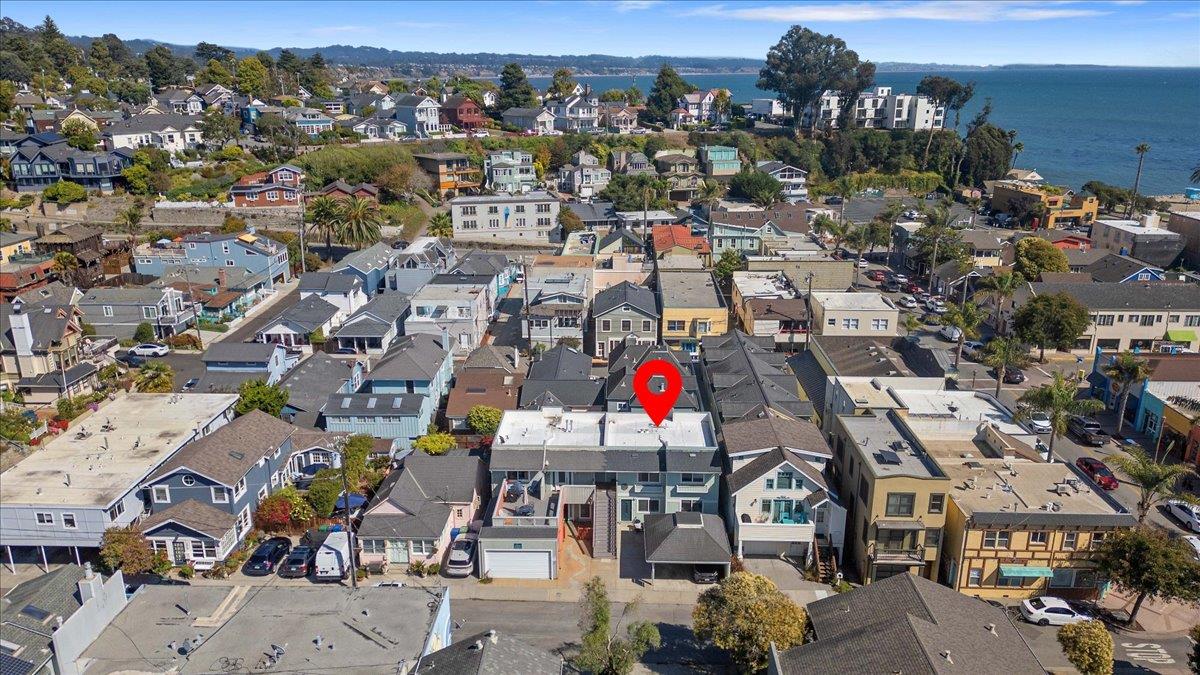 208 Stockton Avenue Capitola, CA 95010 - Photo 4 of 36 an aerial view of a city