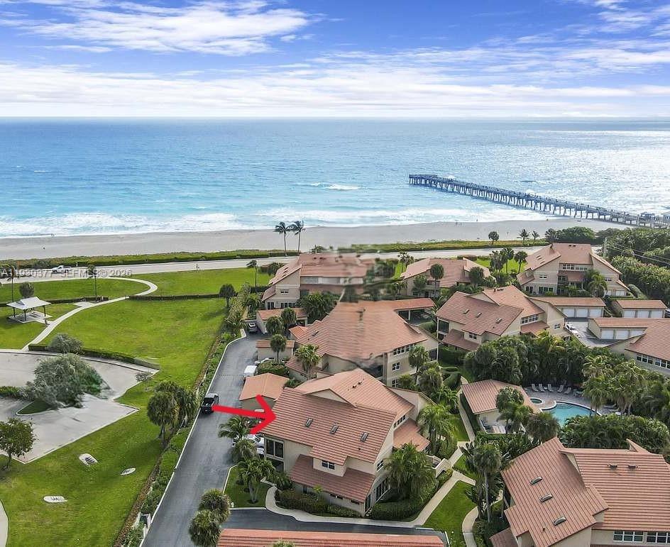 4161 South Us Highway, Unit K1 Jupiter, FL 33477 - Photo 35 of 49 a view of beach and ocean