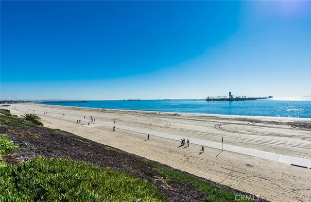 a view of an ocean beach