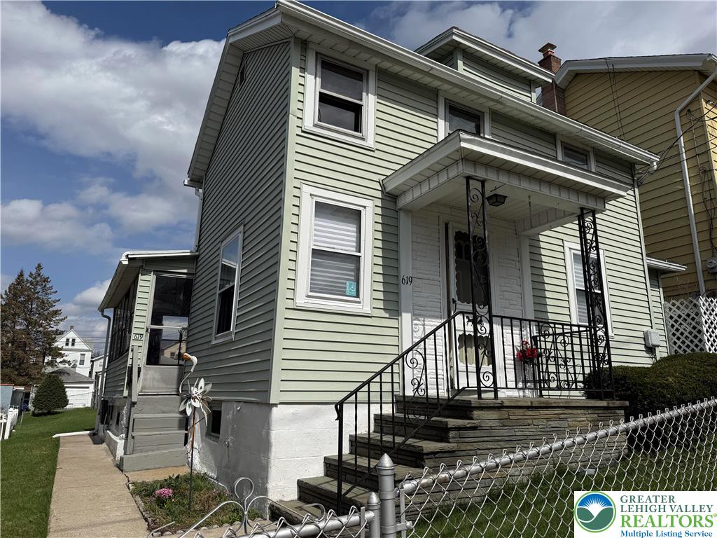 619 Hickory Street Scranton, PA 18505 - Photo 1 of 28 a front view of a house with street