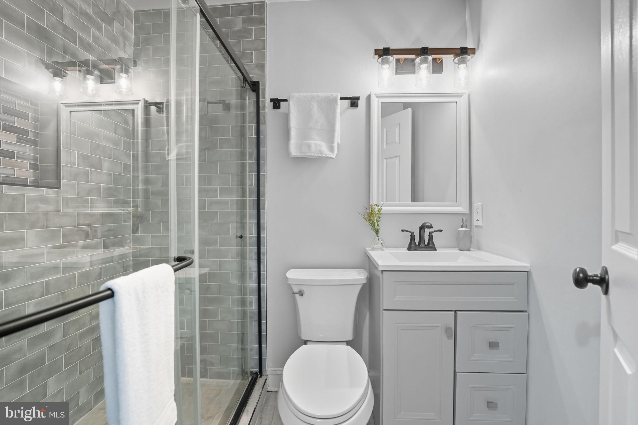 3708 Woodridge Avenue Silver Spring, MD 20902 - Photo 20 of 38 a bathroom with a sink a toilet and shower