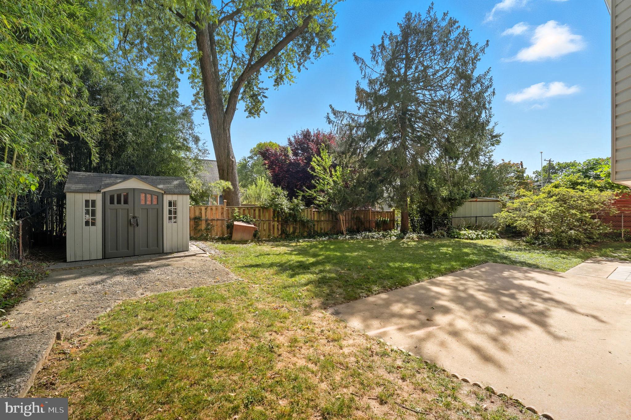 3708 Woodridge Avenue Silver Spring, MD 20902 - Photo 32 of 38 a view of a yard with plants and trees