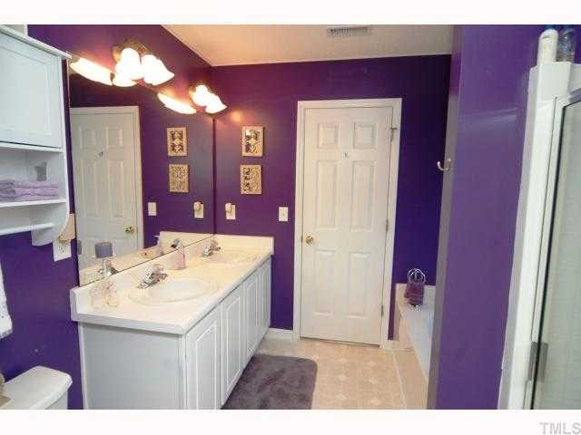 3500 Deering Drive Raleigh, NC 27616 - Photo 11 of 12 Master bath with garden tub and sep. shower.