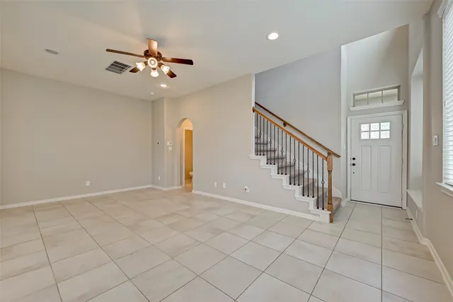 a kitchen with a stove and a microwave
