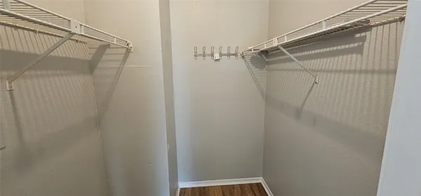 a view of walk in closet