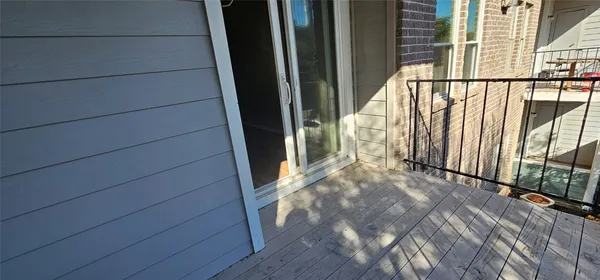 a view of outdoor space and deck