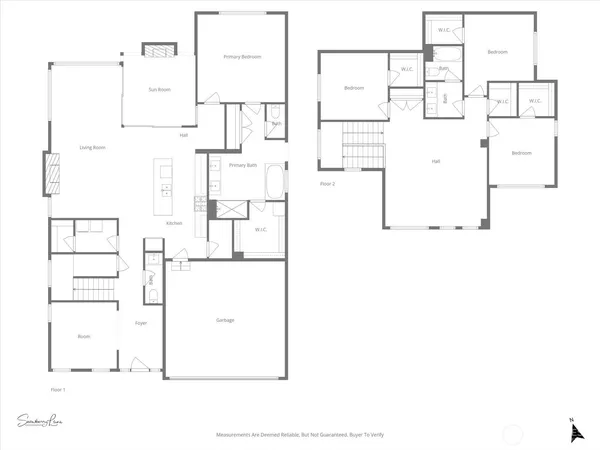 a picture of a room with a white wall and white refrigerator