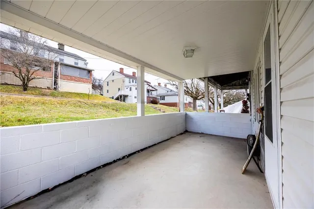 a view of an indoor swimming pool
