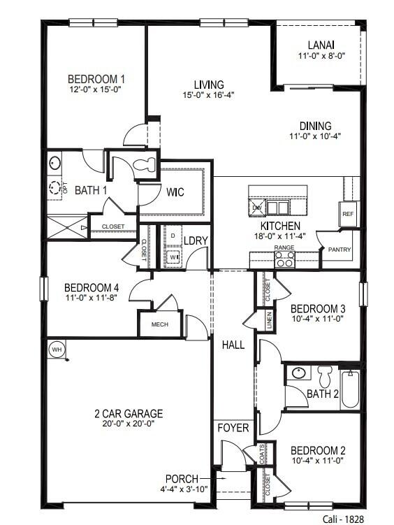 12116 Rimini Way Port St. Lucie, FL 34987 - Photo 10 of 20 CALI MODEL PLAN