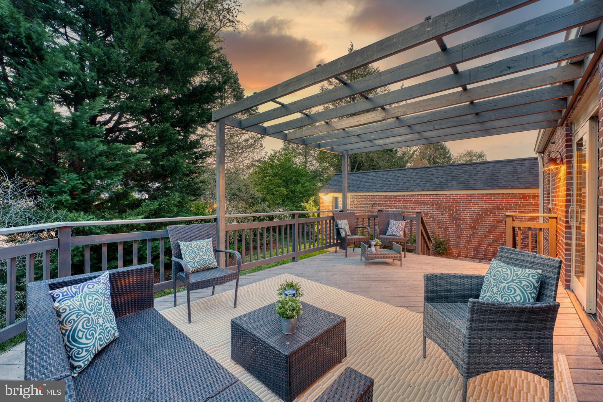 9906 Rogart Road Silver Spring, MD 20901 - Photo 60 of 68 a view of a patio on the roof deck