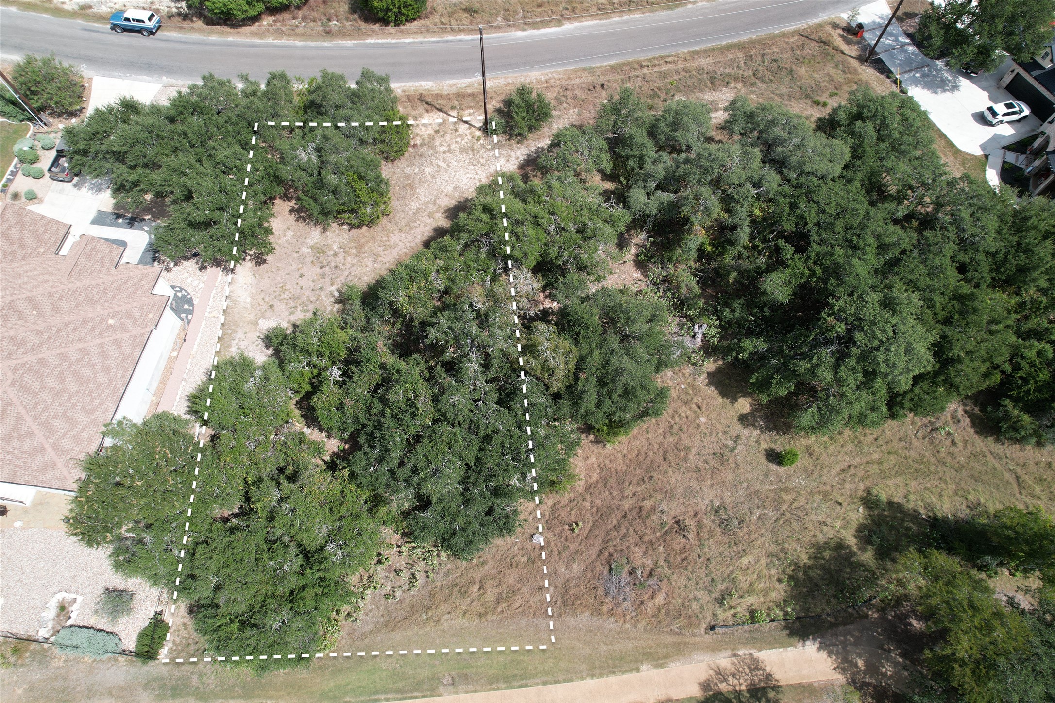 204 Jeff Vaughn Blanco, TX 78606 - Photo 10 of 13 a view of a yard with plants