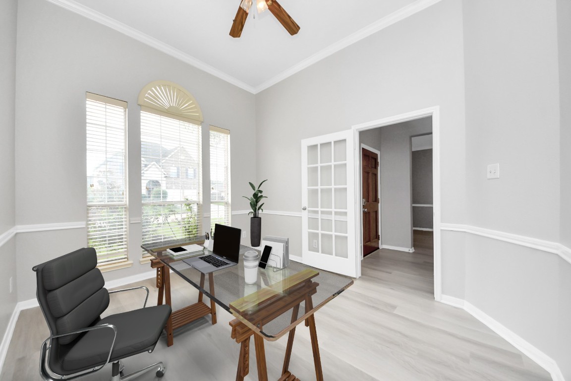 6803 Chapelfield Lane Houston, TX 77049 - Photo 7 of 50 a view of a livingroom with furniture and a window