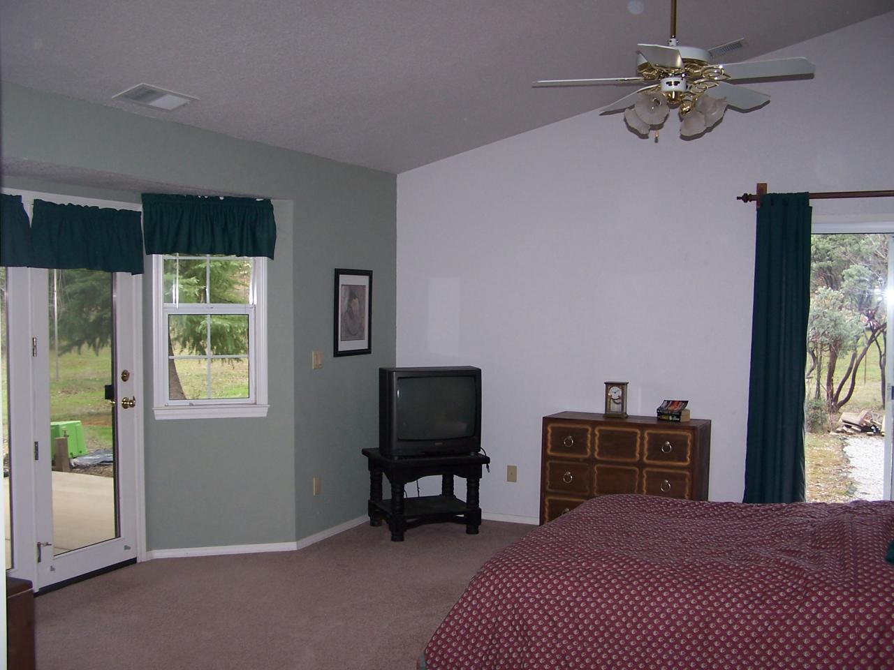 15925 Lower Springs Road Redding, CA 96001 - Photo 9 of 21 Master Bedroom with French Doors