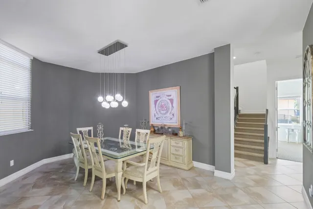 a view of a swimming pool and outdoor space