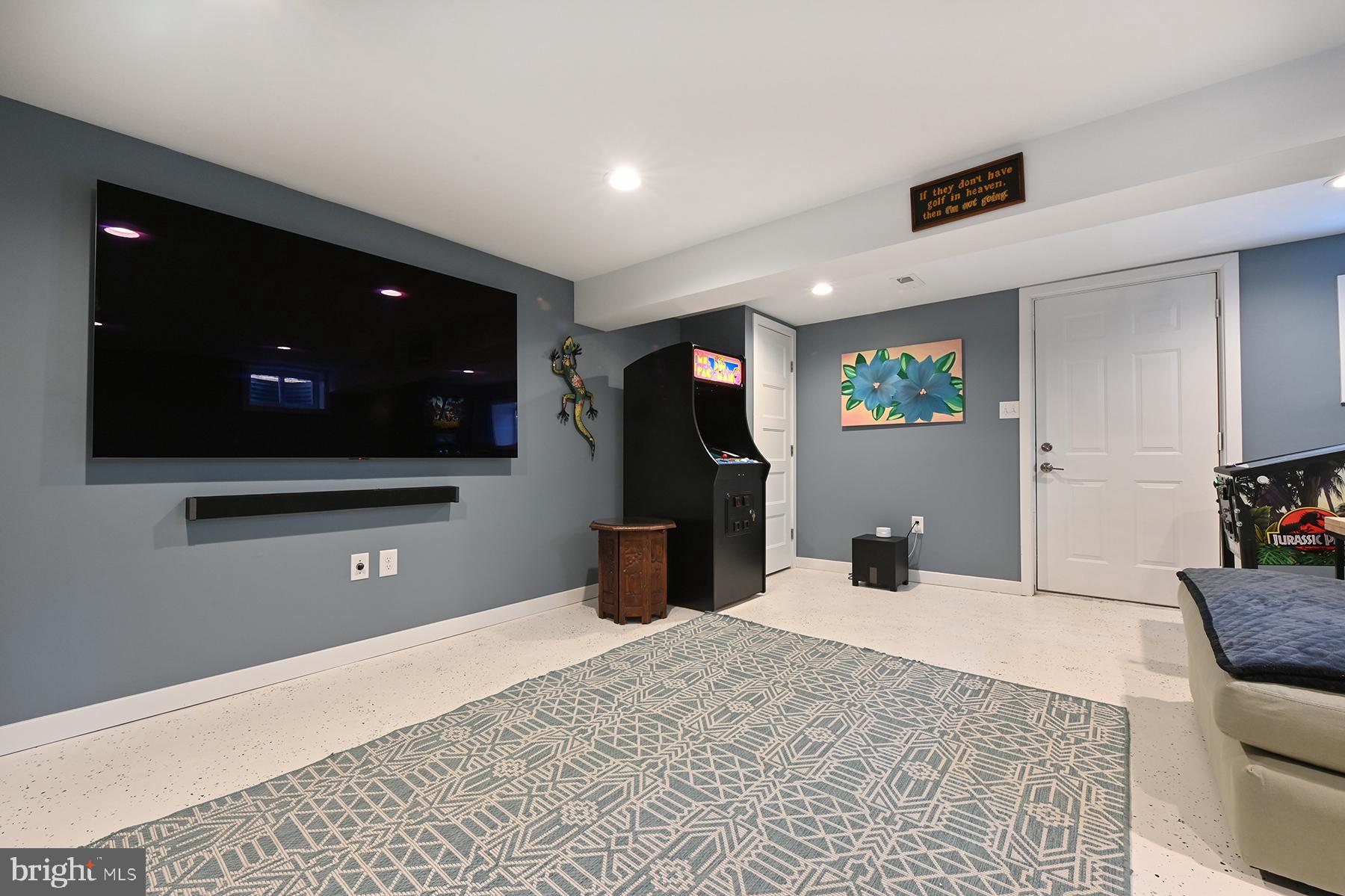 609 Riverside Drive Pasadena, MD 21122 - Photo 45 of 48 Walk-out lower level rec room