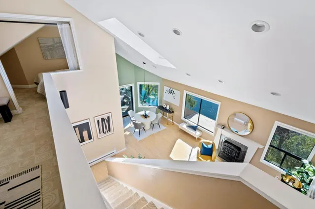 a room with a desk and a chair