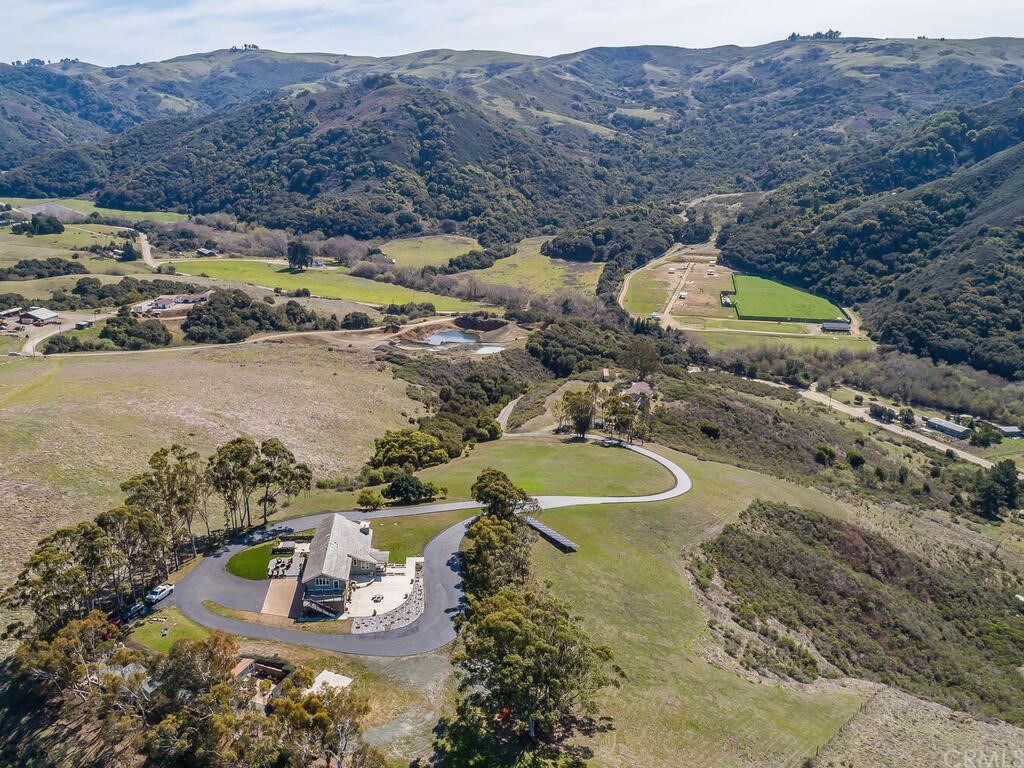 Home on 11 acres. Looking south..