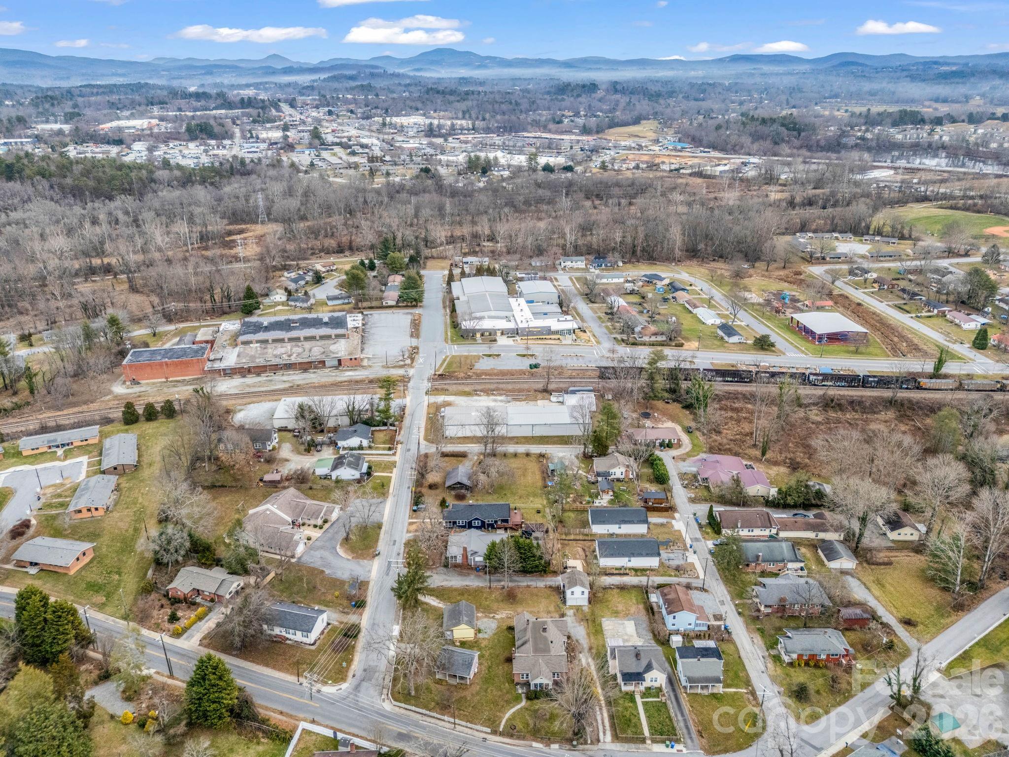 0 Ray Avenue Hendersonville, NC 28792 - Photo 13 of 18 an aerial view of residential building and parking space