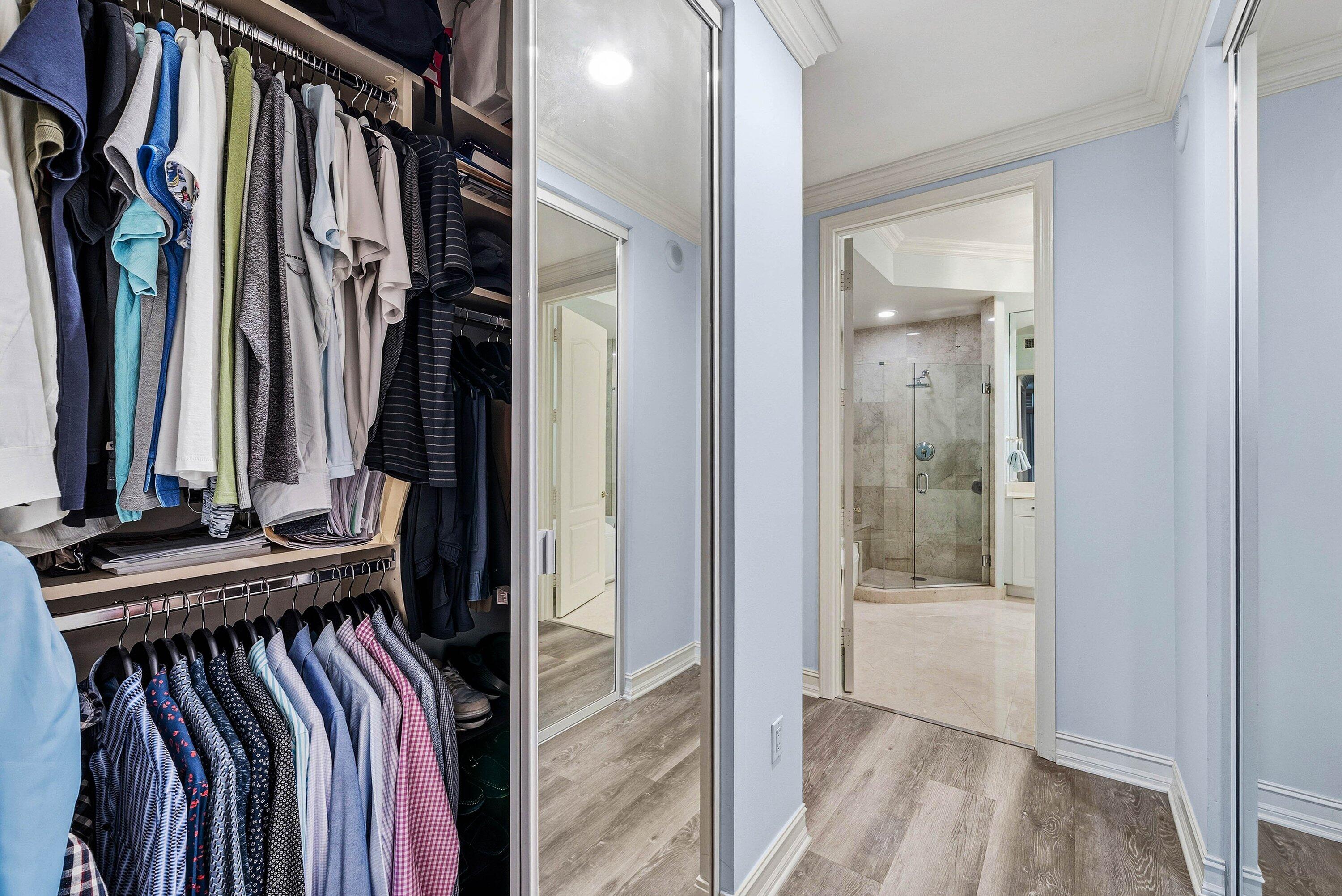 550 Southeast Mizner Boulevard, Unit B110 Boca Raton, FL 33432 - Photo 29 of 53 Second closet in Primary