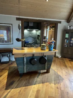 a room with gym equipment