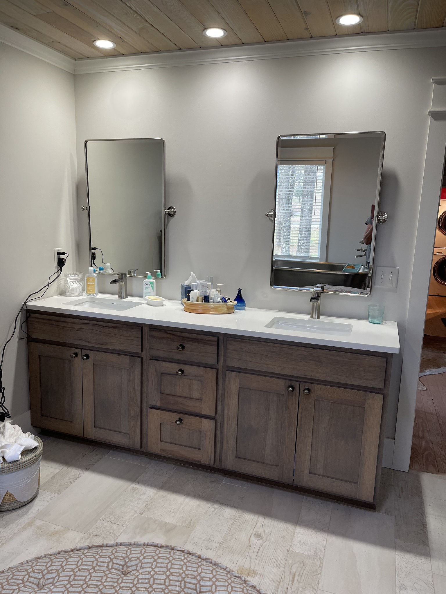499 Wildheart Lane Sewanee, TN 37375 - Photo 22 of 32 a bathroom with double vanity sink and a mirror