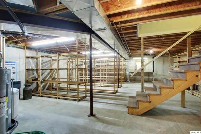 a view of a balcony with wooden floor