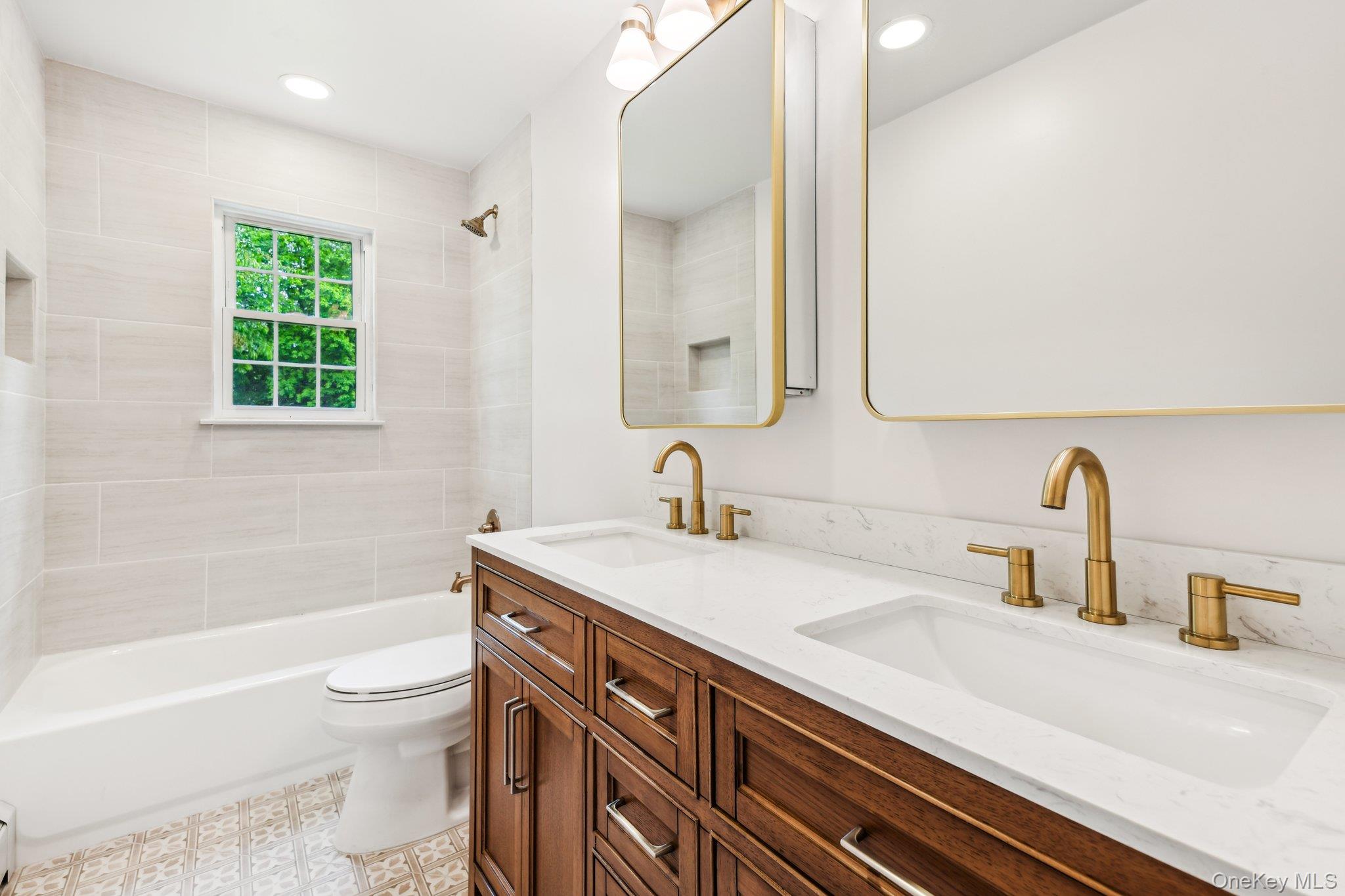 8 Mill Lot Road Middle Island, NY 11953 - Photo 12 of 20 a bathroom with a sink a toilet and shower