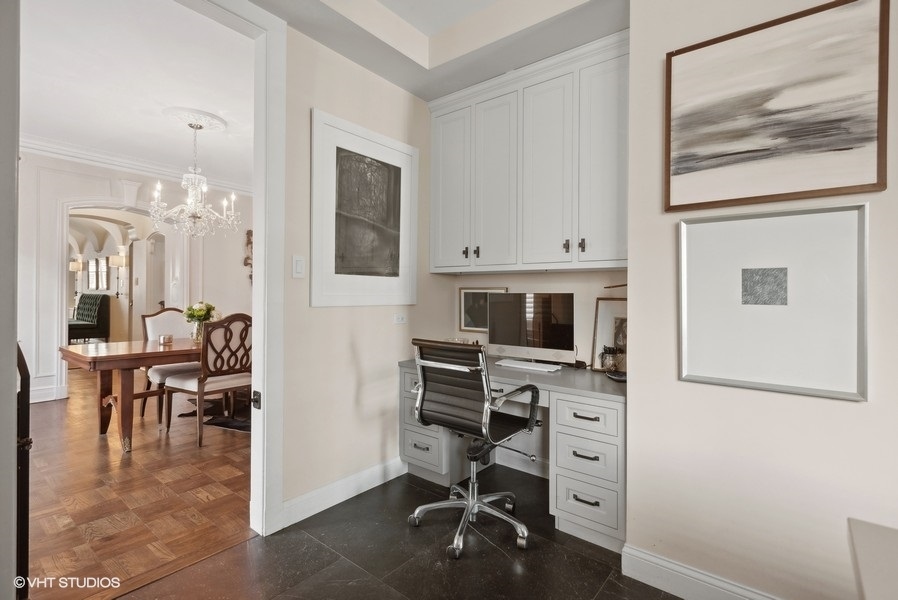 222 East Chestnut Street, Unit 17B Chicago, IL 60611 - Photo 14 of 29 a view of a workspace with furniture