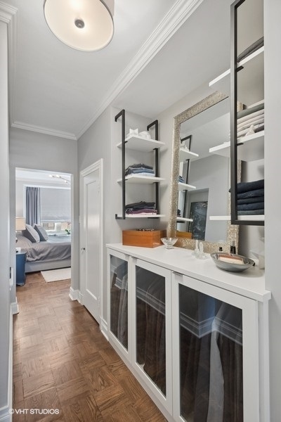 222 East Chestnut Street, Unit 17B Chicago, IL 60611 - Photo 18 of 29 a kitchen with a sink and cabinets