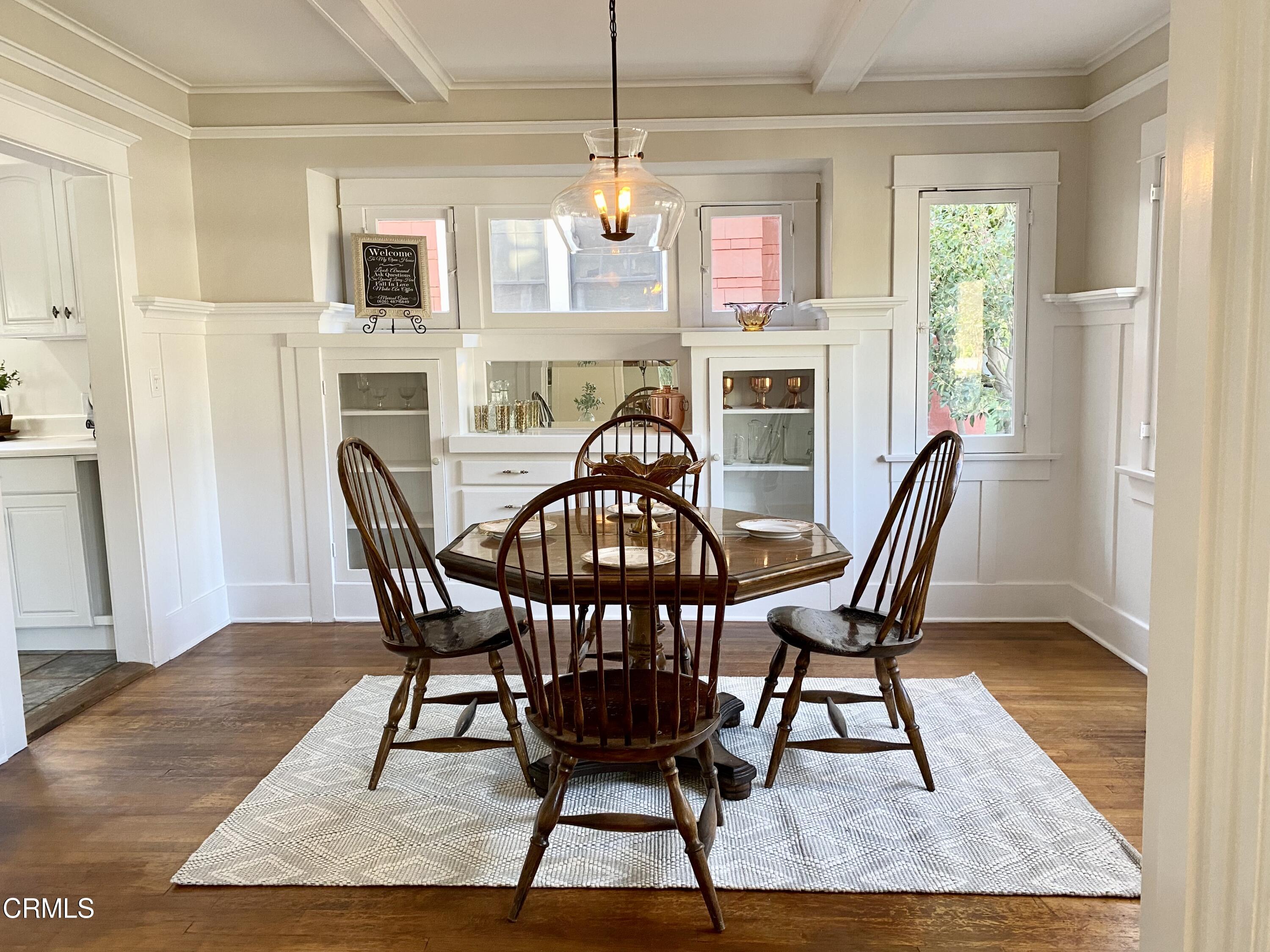 1741 Mission Street South Pasadena, CA 91030 - Photo 11 of 51 a view of a dining room with furniture window and wooden floor
