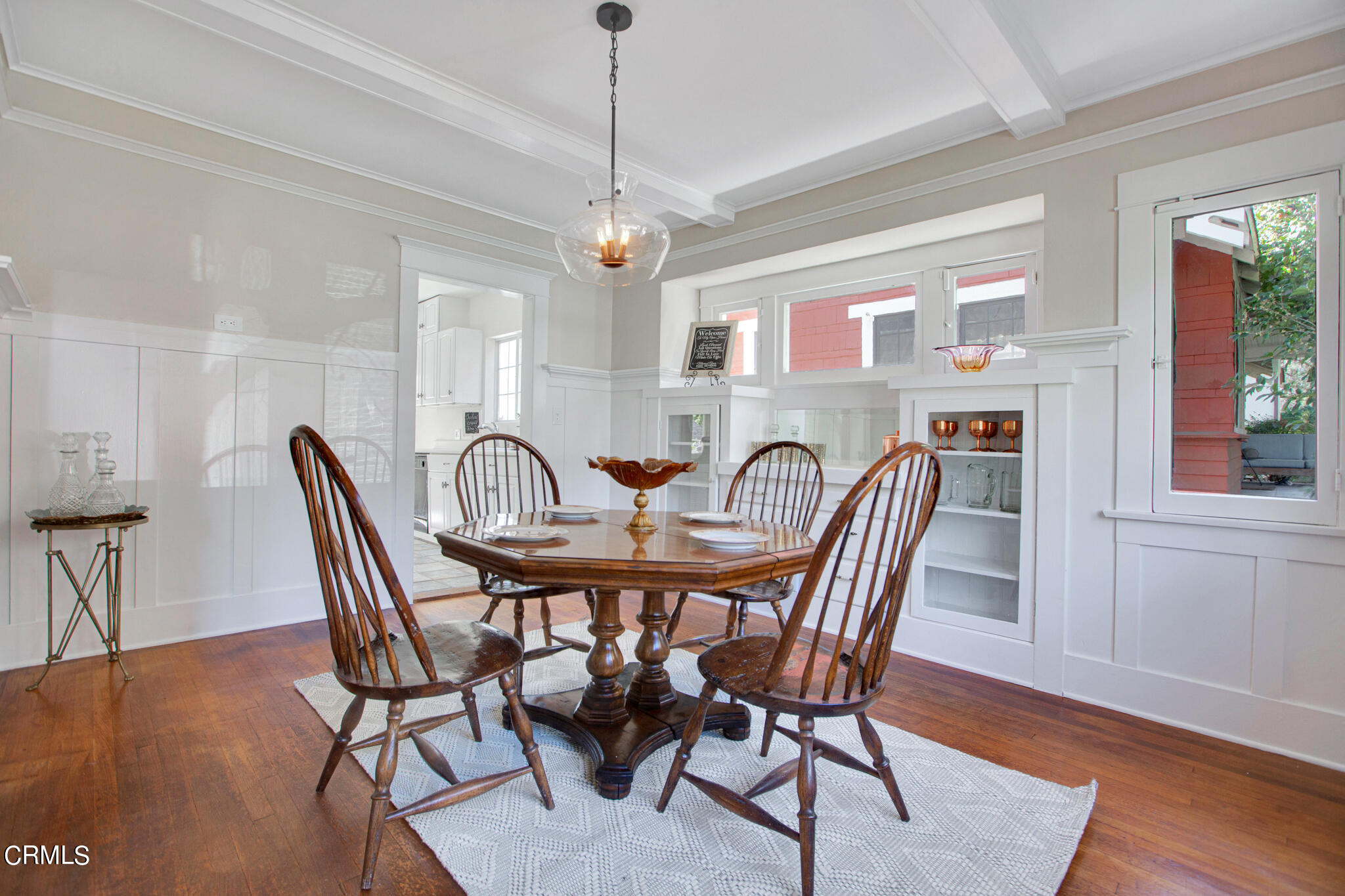 1741 Mission Street South Pasadena, CA 91030 - Photo 13 of 51 a view of a dining room with furniture wooden floor and chandelier