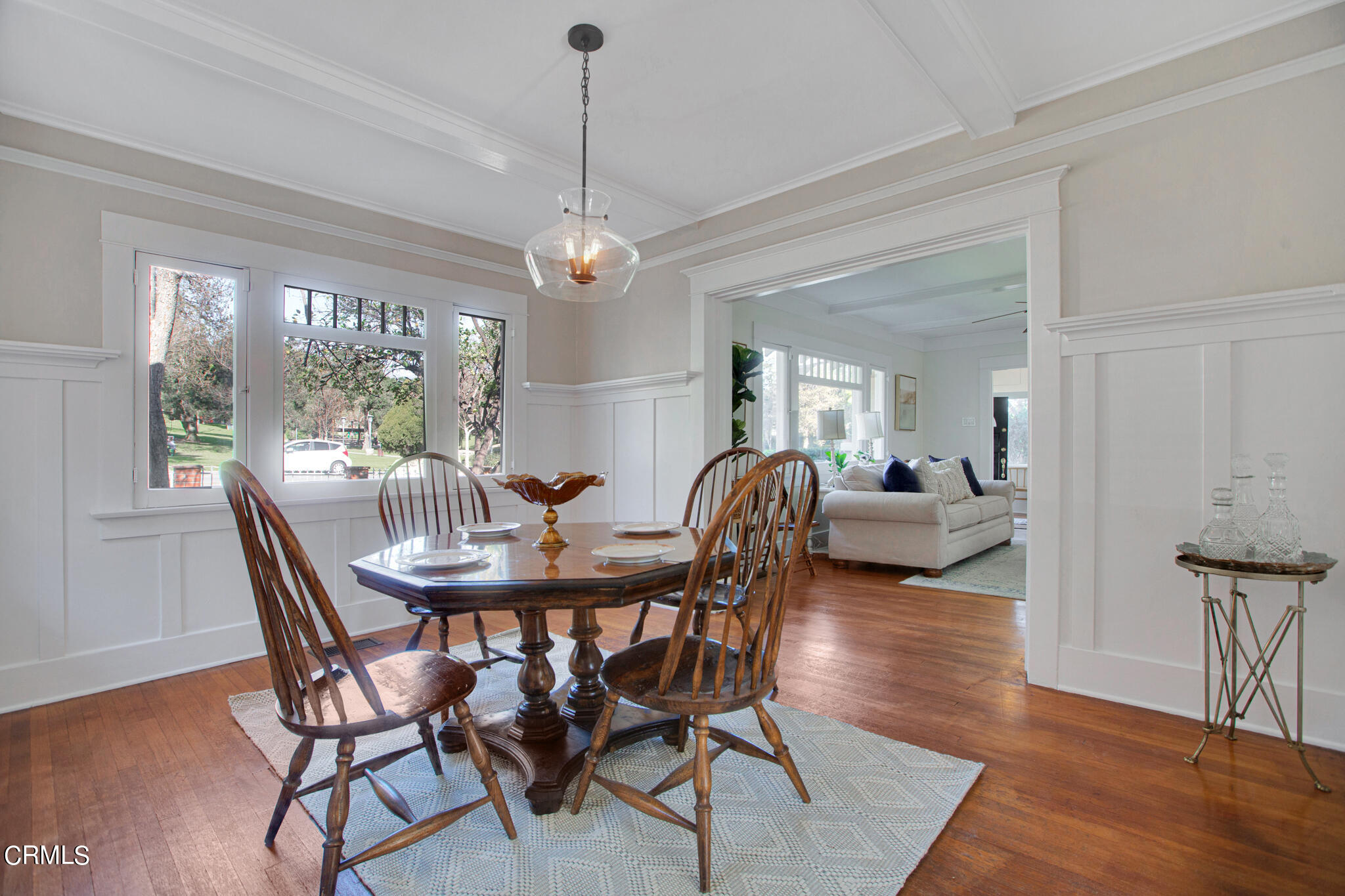 1741 Mission Street South Pasadena, CA 91030 - Photo 14 of 51 a view of a dining room with furniture wooden floor and chandelier