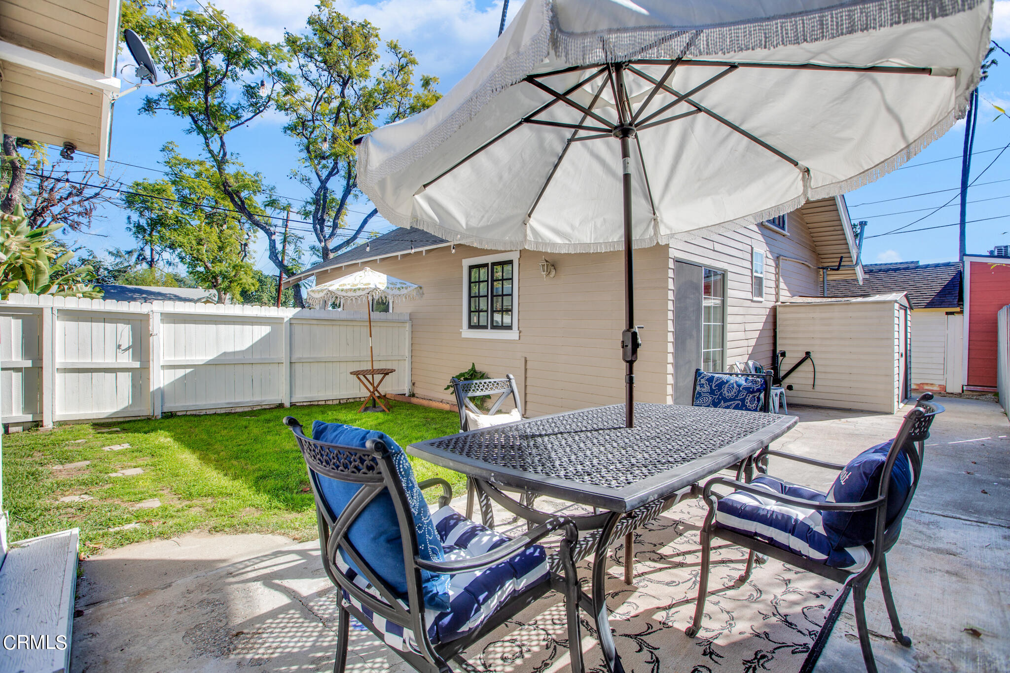 1741 Mission Street South Pasadena, CA 91030 - Photo 37 of 51 a view of a backyard with furniture and a patio