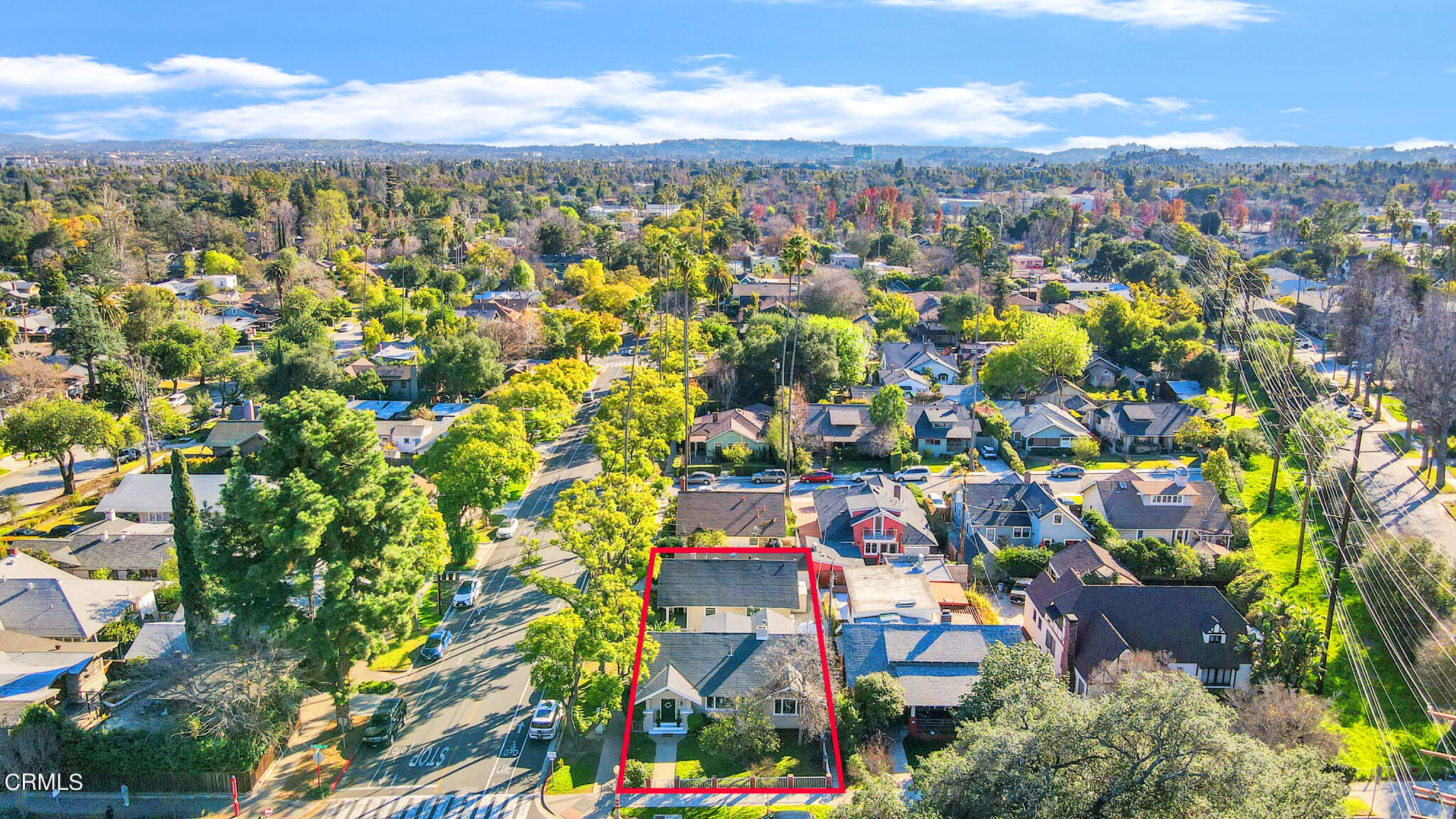 1741 Mission Street South Pasadena, CA 91030 - Photo 45 of 51 an aerial view of residential houses with outdoor space and parking