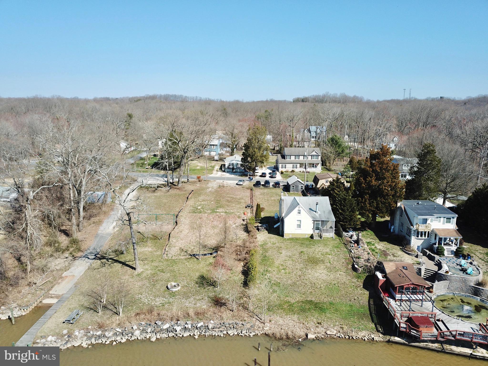 11307 Beach Road White Marsh, MD 21162 - Photo 2 of 22 Aerial View of 11307 Beach & Community Ramp/Dock