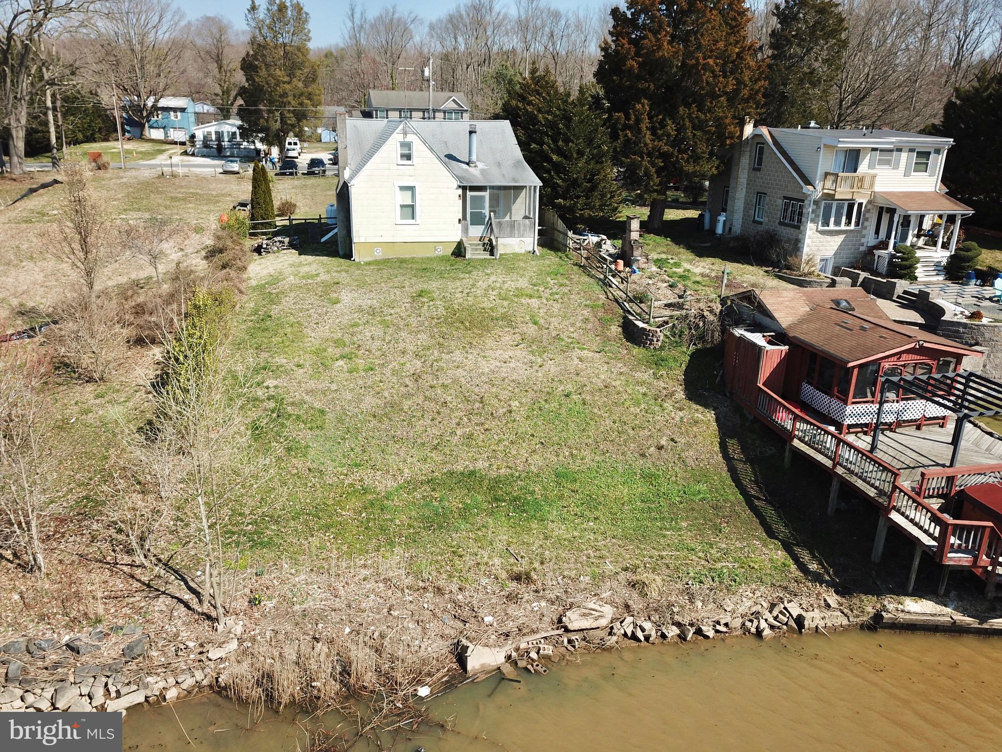 11307 Beach Road White Marsh, MD 21162 - Photo 12 of 22 Aerial Waterfront Elevation