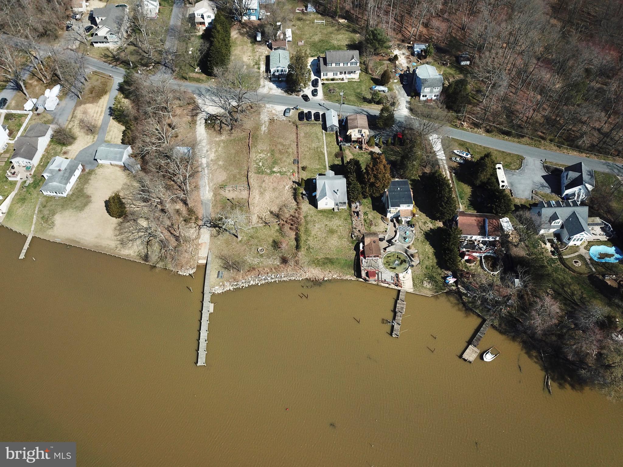 11307 Beach Road White Marsh, MD 21162 - Photo 4 of 22 Aerial View of 11307 Beach Road & Neighboring Lots
