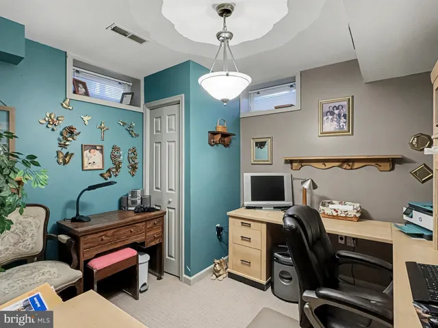 a very nice looking room with a large window