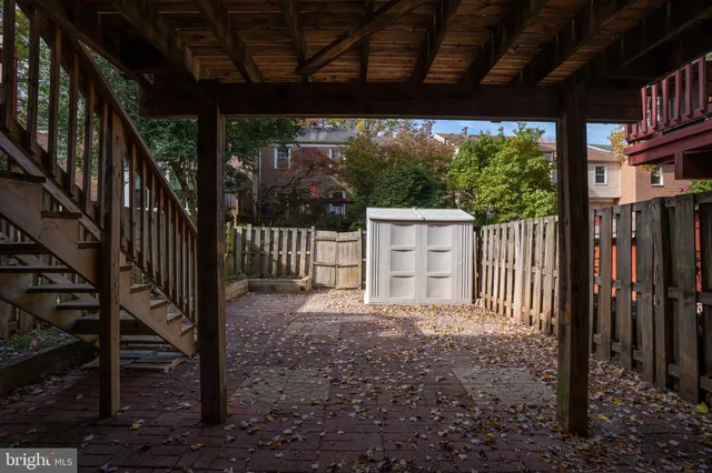 a view of a house with a deck
