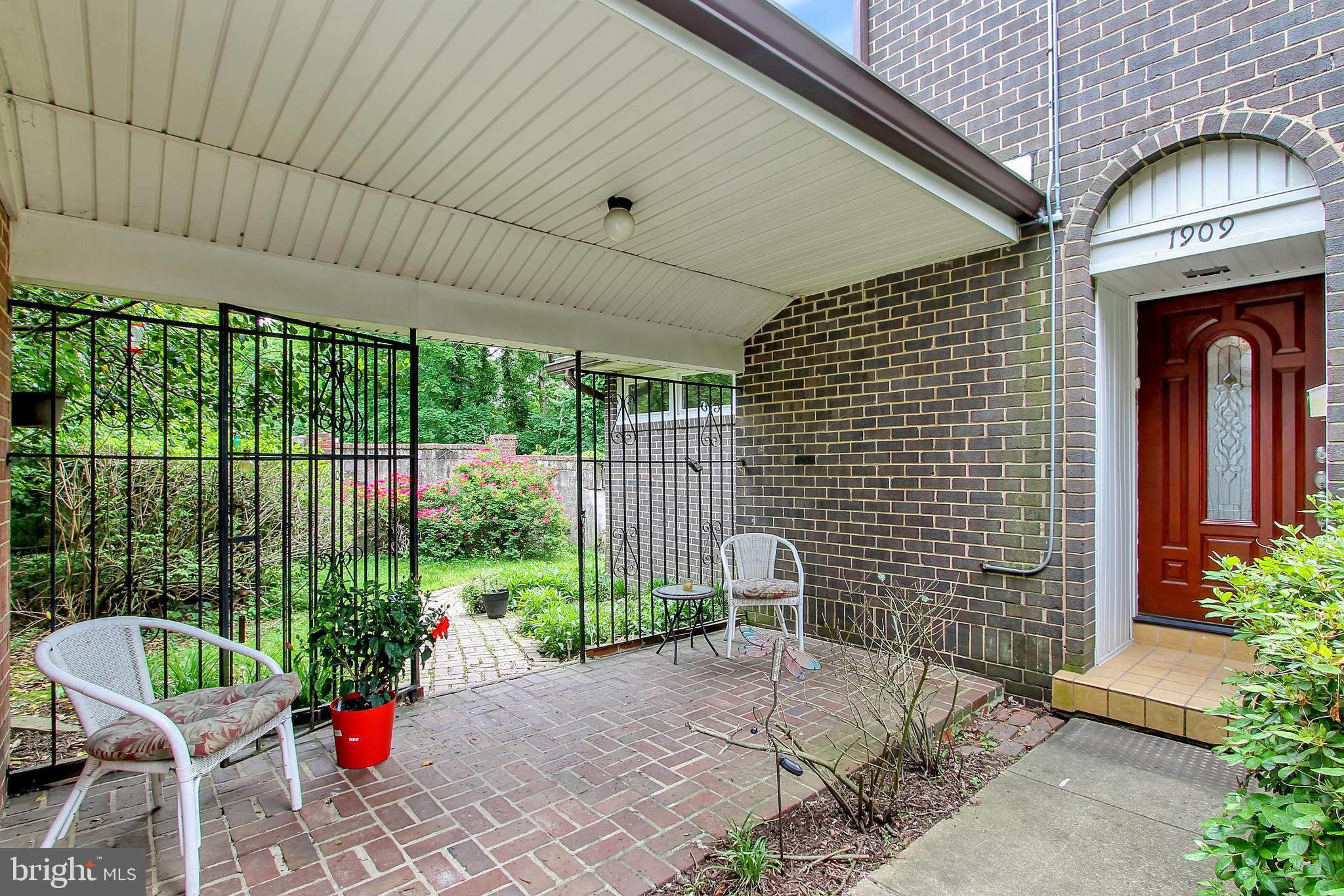 1909 Greenberry Road Baltimore, MD 21209 - Photo 1 of 33 Front patio is perfect for morning coffee.