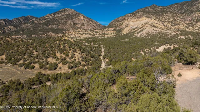 a view of city and mountain