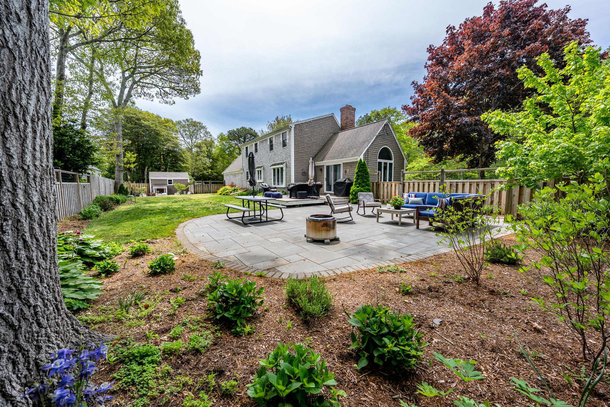 61 Angus Way Centerville, MA 02632 - Photo 45 of 59 a view of yard with swimming pool and green space