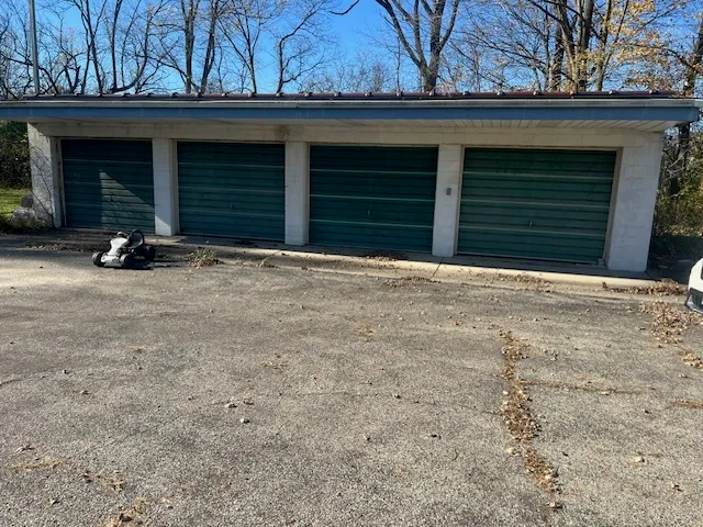 a view of a house with a garage