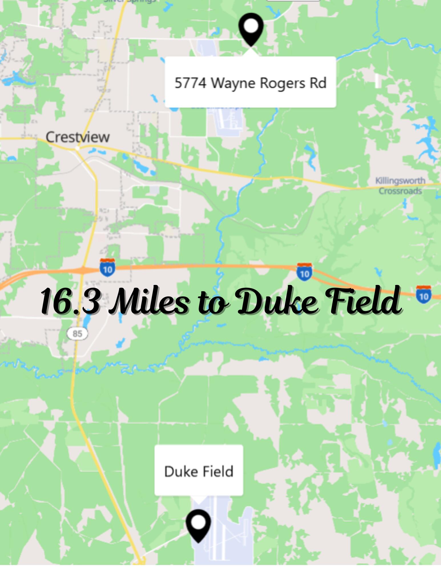 5774 Wayne Rogers Road Crestview, FL 32539 - Photo 63 of 63 16.3 Miles to Duke Field